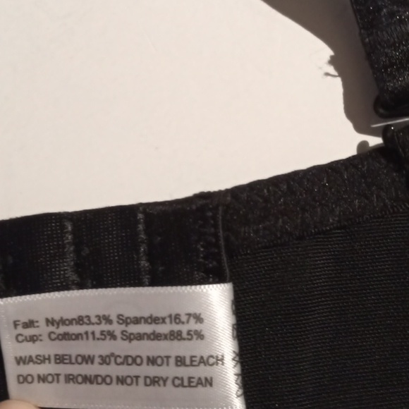 Sz 32 Ribbon Laced Push Up Bra Foam Padded Formed Cups - Picture 10 of 10